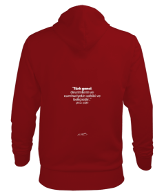 Mustafa Kemal Atatürkün Bursa Nutku Erkek Kapüşonlu Hoodie Sweatshirt