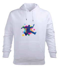 Mutluluk Erkek Kapüşonlu Hoodie Sweatshirt