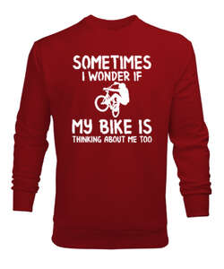 My Bike Kırmızı Erkek Sweatshirt