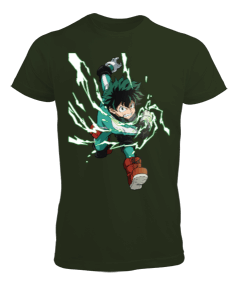 My Hero Academia Izuku Midoriya Anime Baskılı Erkek Tişört