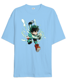 My Hero Academia Izuku Midoriya Anime Baskılı Oversize Unisex Tişört