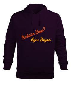 Nabüün Beya Erkek Kapüşonlu Hoodie Sweatshirt