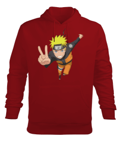 Naruto 2 Erkek Kapüşonlu Hoodie Sweatshirt