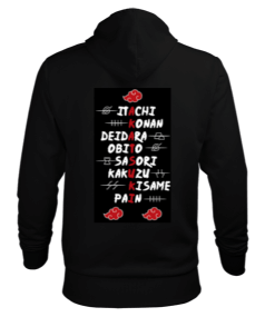 Naruto akatsuki 1 Erkek Kapüşonlu Hoodie Sweatshirt