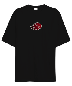 naruto akatsuki amblem Oversize Unisex Tişört