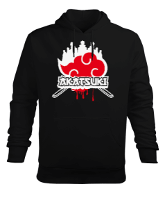 Naruto Akatsuki Erkek Kapüşonlu Hoodie Sweatshirt