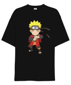 Naruto Anime Baskılı Oversize Unisex Tişört