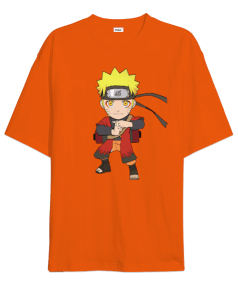 Naruto Anime Baskılı Oversize Unisex Tişört