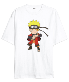 Naruto Anime Baskılı Oversize Unisex Tişört