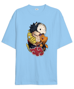 Naruto Anime Obito Uchiha Villian Tasarım Baskılı Oversize Unisex Tişört