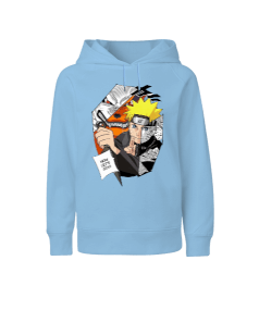 Naruto Anime Tasarım Baskılı Çocuk Unisex Hoodie Kapüşonlu