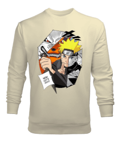 Naruto Anime Tasarım Baskılı Erkek Sweatshirt