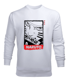 Naruto Anime Tasarım Baskılı Erkek Sweatshirt