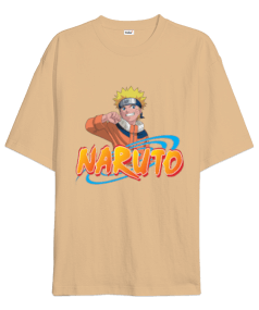 Naruto Baskılı Oversize Unisex Tişört