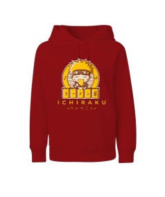 Naruto Ichıraku Ramen Tasarım Baskılı Çocuk Unisex Hoodie Kapüşonlu