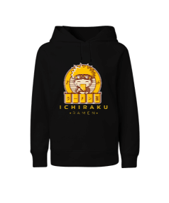 Naruto Ichıraku Ramen Tasarım Baskılı Çocuk Unisex Hoodie Kapüşonlu