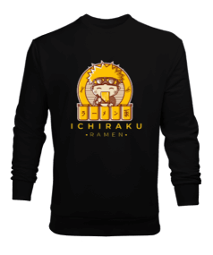 Naruto Ichıraku Ramen Tasarım Baskılı Erkek Sweatshirt