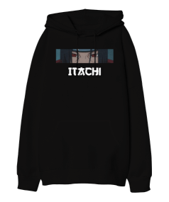 naruto itachi uchiha Oversize Unisex Kapüşonlu Sweatshirt