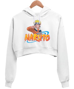 NARUTO Kadın Crop Hoodie Kapüşonlu Sweatshirt