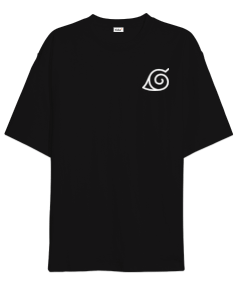 naruto konoha amblem Oversize Unisex Tişört