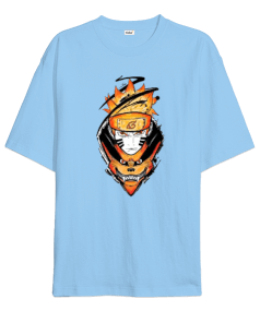 Naruto Kurama Kyuubi Anime Tasarım Baskılı Oversize Unisex Tişört