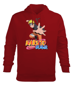 Naruto Shippuuden Anime Karakteri Uzumaki Naruto Erkek Kapüşonlu Hoodie Sweatshirt