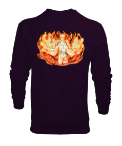 Narutu Shippuden Anime Baskılı Erkek Sweatshirt