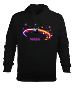 NASA Erkek Kapüşonlu Hoodie Sweatshirt