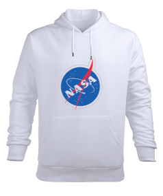 NASA Erkek Kapüşonlu Hoodie Sweatshirt