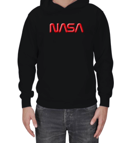 Nasa Logo Erkek Kapşonlu