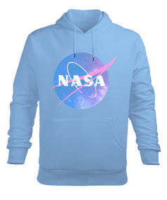 NASA Sembol Polar Erkek Kapüşonlu Hoodie Sweatshirt