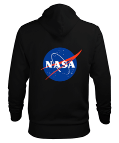 NASA yazılı Sweat Erkek Kapüşonlu Hoodie Sweatshirt