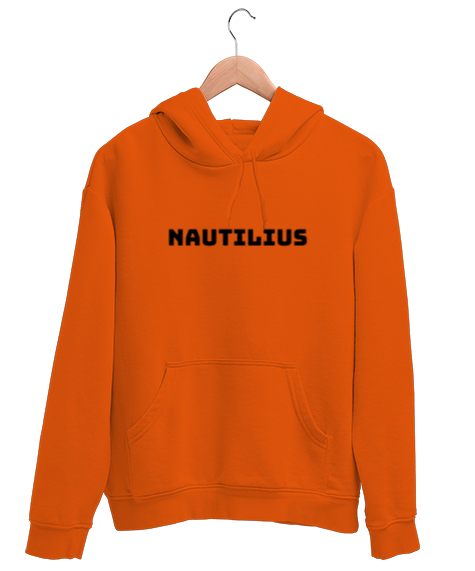 Tisho - NAUTILIUS Turuncu Unisex Kapşonlu Sweatshirt