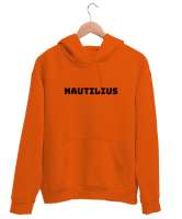 NAUTILIUS Turuncu Unisex Kapşonlu Sweatshirt - Thumbnail