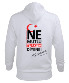 Ne Mutlu Türküm Diyene Erkek Kapüşonlu Hoodie Sweatshirt