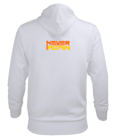 never again logolu Erkek Kapüşonlu Hoodie Sweatshirt