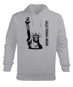 NEW YORK CİTY Erkek Kapüşonlu Hoodie Sweatshirt