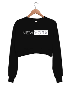 New York City Kadın Crop Sweatshirt