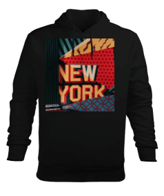 new york hoodie Erkek Kapüşonlu Hoodie Sweatshirt