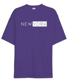 New York Şehri Oversize Unisex Tişört