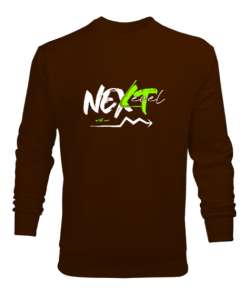 Next Level - Benimle Sonraki Aşama Kahverengi Erkek Sweatshirt