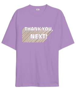 NEXT Lila Oversize Unisex Tişört