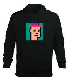 NFT Cyberpunk Erkek Kapüşonlu Hoodie Sweatshirt