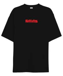 Nightmare - Elm Sokağı Kabusu Siyah Oversize Unisex Tişört