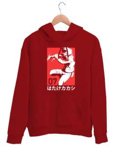 NİNJİTSU Kırmızı Unisex Kapşonlu Sweatshirt