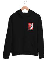 NİNJİTSU Siyah Unisex Kapşonlu Sweatshirt - Thumbnail