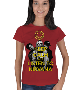 Nirvana - Keep Calm Kadın Tişört