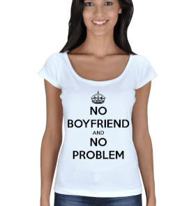 No boyfriend Kadın Açık Yaka