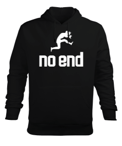 No End Erkek Kapüşonlu Hoodie Sweatshirt