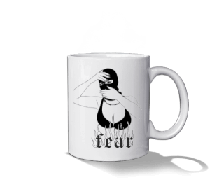 NO FEAR-FEAR Beyaz Kupa Bardak